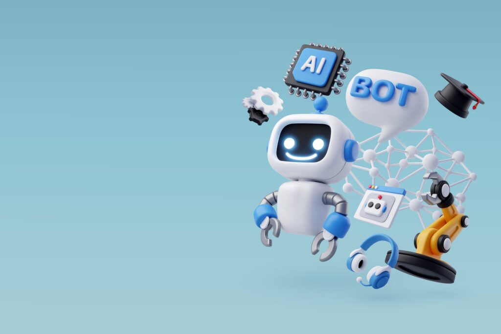 3d,Vector,Icon,Of,Ai,In,Science,And,Business,,Technology